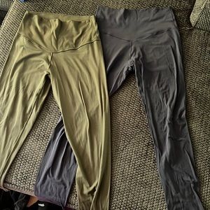 Camo Green & Navy Blue offline by AERIE leggings